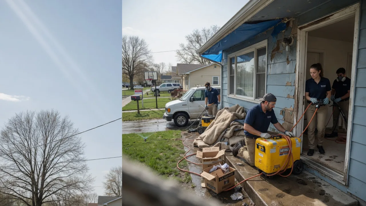 Basement Flood Cleanup in Bryson, TX near me